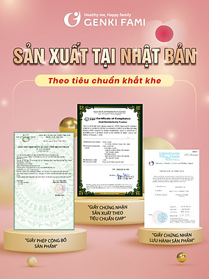 Viên Uống Trắng Da, Ngăn Ngừa Sạm Nám Từ Thiên Nhiên Shiro Hada Genki Fami Nhật Bản