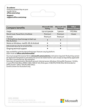 Phần mềm Office Home 2024 (EP2-06811) | Dùng vĩnh viễn | Dành cho 1 thiết bị | Word, Excel, PowerPoint