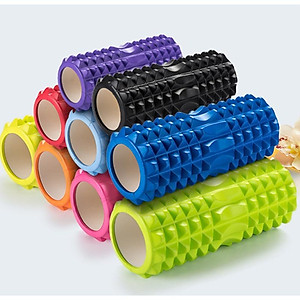 Con lăn Foam Roller massage có gai 33cm giãn cơ tập Gym, Yoga, thể hình miDoctor