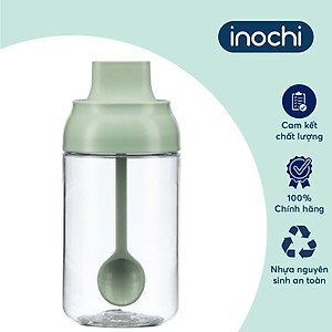 Bộ 2 hộp gia vị Tritan Yoko - Chính hãng Inochi - tiêu chuẩn nhật bản
