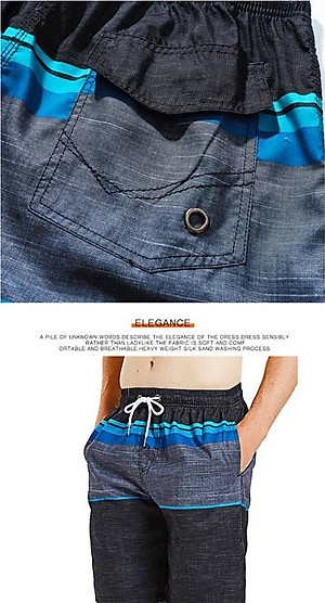 Quần shorts đi biển nam vải dù(gió), phong cách {mã SQ212V}