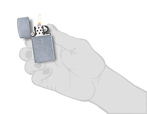 Bật Lửa Zippo Slim Street Chrome 1607