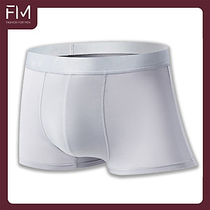 Combo 3 quần lót boxer trơn, chất thun mềm mịn thấm hút mồ hôi tốt, co giãn tốt,  - FORMEN SHOP - FMQS018
