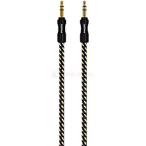 Cáp AV nối dài 3.5mm dây dù Philips Audio Cable SWA9234B - Hàng chính hãng