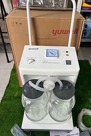 Máy Hút Dịch 2 Bình Công Suất Lớn YUWELL 7A-23D(20L) - Nhập Khẩu Chính Hãng - Bảo Hành 1 Năm