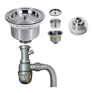 Bộ xả, xi phông chậu rửa chén đôi