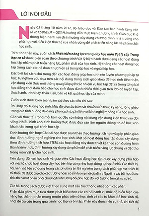 Phát Triển Năng Lực Trong Môn Vật Lý 6 (T9)