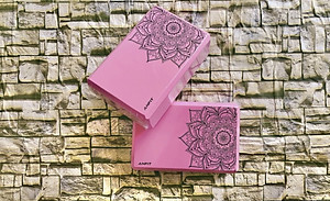 Gạch Gối Tập Yoga Eva Nặng 200g In Hoa Mandala Độ Cứng Cao Không Lún- Yoga Blocks