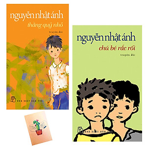 Combo Thằng Quỷ Nhỏ và Chú Bé Rắc Rối( Tặng Kèm Sổ Tay Xương Rồng )