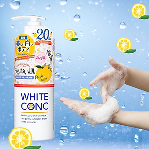 Sữa Tắm Dưỡng Trắng Da Toàn Thân Hương Yuzu White Conc (Chai 600 mL)