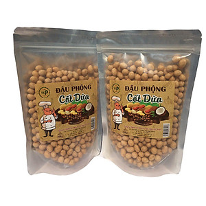 1kg đậu da cá cốt dừa thơm ngon đặc biệt - 2 bịch 500g