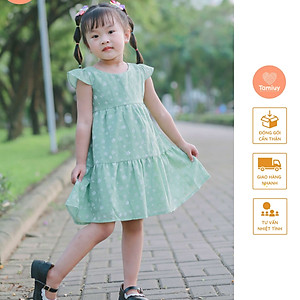 Đầm Baby Doll  Hoa Cúc Tamiuy Dễ Thương Xinh Xắn Đáng Yêu Dành Cho Bé Gái Từ 1-10 Tuổi