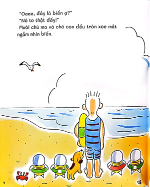 Sách Mười Chú Ma Đi Tắm Biển