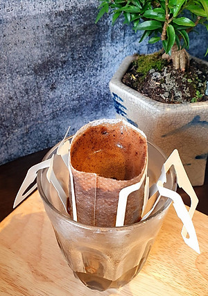 Cà phê túi lọc nguyên chất 100% loại hiện đại Coffee Tree đắng nhẹ, thơm nồng