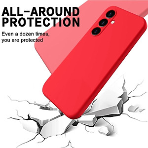 Ốp Lưng Cho Samsung Galaxy  A06 5G , A06 , A16 , A05s, A05 , A15 , A25 , A35 , A55 Silicone Dẻo Lót Nhung Nỉ Chống Sốc chống bẩn hạn chế bám vân tay - Hàng Nhập Khẩu