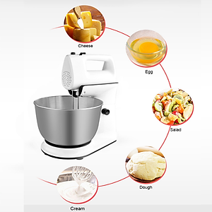 Máy trộn bột, đánh trứng cao cấp nhãn hiệu DSP KM3015 dung tích chứa 4 lít, công suất 300W - Hàng nhập khẩu 