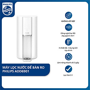 [Hàng Chính Hãng] Máy lọc nước để bàn RO PHILIPS ADD6901HWH01/74 - Công Nghệ  Aquaporin Inside