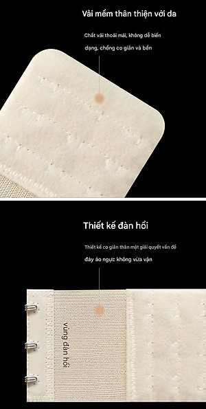 Móc Nối Tăng Size Áo Ngực 3 Móc 59S – Phụ Kiện Nới Rộng Bra Linh Hoạt