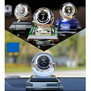 Nước hoa xe hơi, xe ô tô tích hợp đèn Led, đồng hồ trang trí.