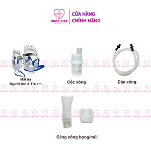 Máy xông khí dung và hút mũi 2 trong 1 OROMI JLN-2306AS - Máy xông mũi họng cho người lớn, trẻ em - Bảo hành 6 năm