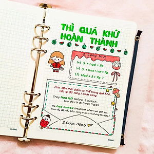 Sách-Combo 3 sổ Takenote Văn Toán Anh Lớp 6 tổng hợp kiến thức, sổ tay ghi chú lò xo xoắn trang trí sticker dễ thương