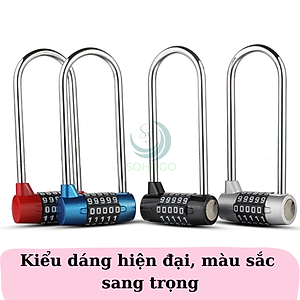 [VIDEO]- Ổ khóa số 5 số đổi mật mã, khóa hành lý, khóa cửa, tủ- CHỌN CỠ- Ổ khóa 5 số hình chữ U, khóa vali, khóa xe không cần dùng chìa- GIAO MÀU NGẪU NHIÊN