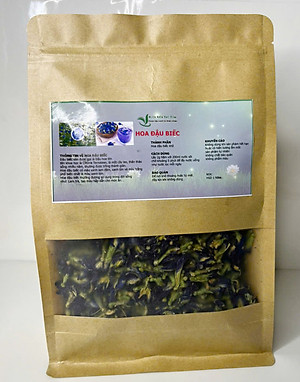 Trà hoa đậu biếc sấy khô ( Hoa đậu biếc khô) - Sản phẫm hữu cơ tự nhiên - Gói 1kg