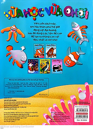 Vừa Học Vừa Chơi: Động Vật Dưới Biển - Sách Bóc Dán (Tái Bản 2020)