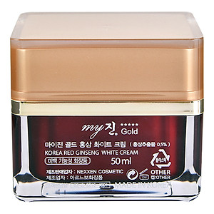 Kem Sâm Dưỡng Ẩm Và Trắng Da My Gold Korea Red Ginseng White Cream (50ml)
