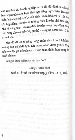 Soạn thảo hợp đồng thực chiến (Xuất bản lần thứ ba, có sửa chữa, bổ sung)