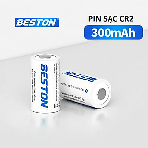 Pin sạc CR2 BESTON 300mAh dùng cho máy ảnh, camera, thiết bị đo, đèn pin, ống nhòm - Hàng chính hãng