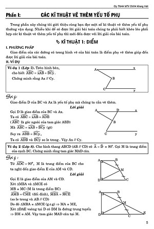Sách Cẩm Nang Vẽ Thêm Hình Phụ Trong Giải Toán Hình Học Phẳng (Bìa Cứng)
