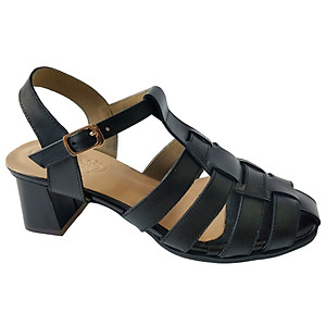 Giày Sandal BIGGBEN Da Bò Thật Cao 5 Phân SDCG114