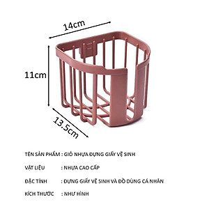 Giỏ Đựng Khăn Giấy Nhà Bếp, Giấy Nhà Vệ Sinh Việt Nhật - Giao ngẫu nhiên