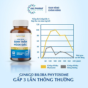 A&C Pharma Viên Uống Ngủ Ngon Dưỡng Tâm An Định Thần Ngon Giấc 150g
