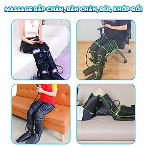 Máy Nén Ép Trị Liệu Suy Giãn Tĩnh Mạch Chân Nikio NK-287 - Massage Chân Bằng Công Nghệ Túi Khí Tân Tiến Với Áp Suất 50 Kpa - Tích Hợp Nhiệt Sưởi Ấm Đầu Gối - Tăng Tuần Hoàn Máu, Hỗ Trợ Cải Thiện Suy Giãn Tĩnh Mạch Và Đau Nhức Chân