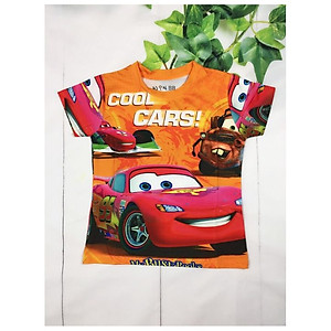 Set đồ đồ bộ bé trai hình Mc queen  từ 10-58kg - Vải thun lạnh - Kiến Lửa