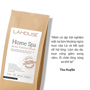 Mặt nạ Lá House Home Spa 15ml*8gói Dưỡng trắng da/ Ngăn ngừa mụn
