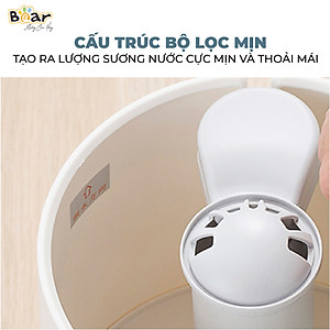 Máy Phun Sương Tạo Ẩm Bear Làm Mát Không Khí, Bộ Lọc Ion Bạc Diệt Khuẩn, Tiết Kiệm Năng Lượng JSQ-C45U1 - Hàng chính hãng