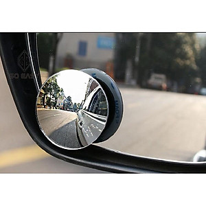 Bộ 2 gương cầu lồi 3 cm chiếu hậu xóa điểm mù xe hơi, ô tô, xe tải tăng độ an toàn, xoay 360 độ cố định( GCH01)