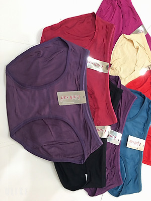combo 10 chiếc quần lót cotton nữ dáng cơ bản