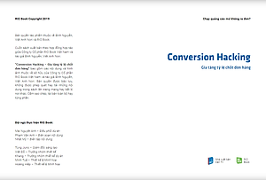 Sách Conversion Hacking - Gia Tăng Tỷ Lệ Chốt Đơn Hàng
