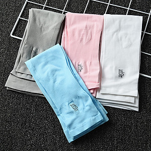 Găng Tay Chống Nắng Xỏ Ngón Thun Lạnh