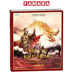 Sách - Việt Sử Kiêu Hùng - Quyển 2 - Bìa Cứng - Tặng Kèm Bộ 4 Tranh Vĩ Nhân Việt Nam
