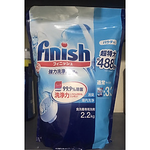 Bột rửa bát  Finish túi 2,2kg dùng cho máy rửa chén bát