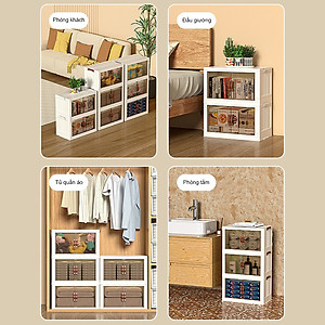 Tủ Nhựa Đa Năng 3 4 5 Tầng Chính Hãng Giải Pháp Lưu Trữ Thông Minh Để Đồ Di Động