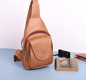 Balo Lata ( Thời trang nam đi chơi cỡ nhỏ - Balo đeo chéo da BALC22 )