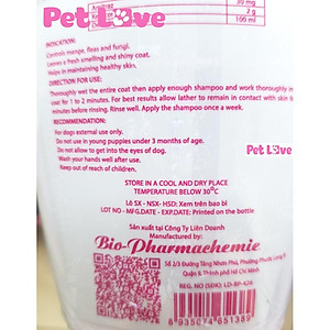 Sữa tắm Bio Derma (200ml) trị ghẻ, nấm da trên chó