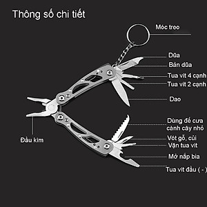 Kìm đa năng ABG cao cấp chống gỉ nhỏ gọn tiện lợi chuyên dụng cho các hoạt động ngoài trời