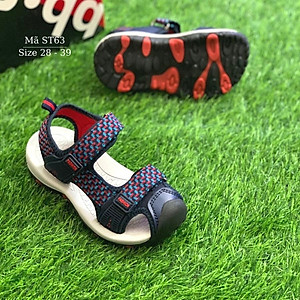 Giày sandal bé trai rọ bít mũi thể thao năng động và cá tính đi học đi biển thời trang 4 5 6 7 8 9 10 11 12 tuổi ST63